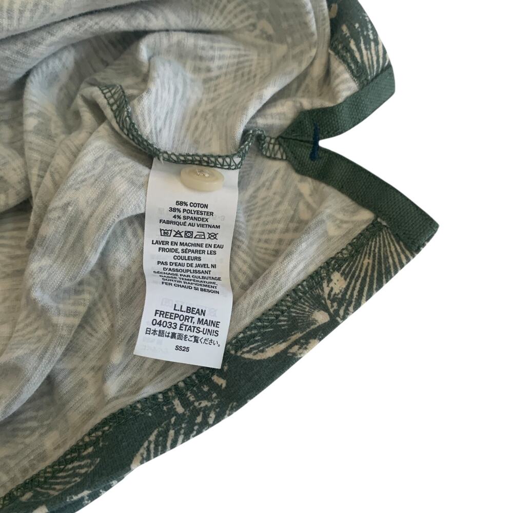 L.L. Bean Mens Size XL Reg Traditional Fit Hawaiian Button Up Short Sleeve Shirt - Picture 7 of 16